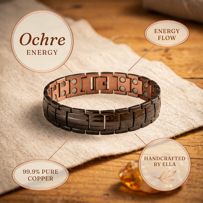 Ella's Ochre Men's  Copper Bracelet