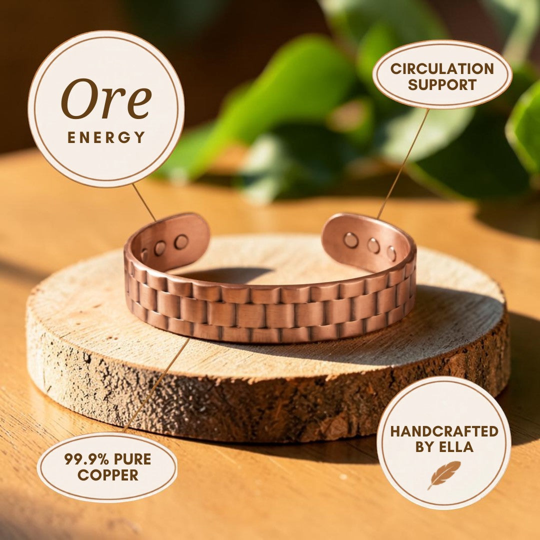 Ella's Ore Men's Copper Bracelet