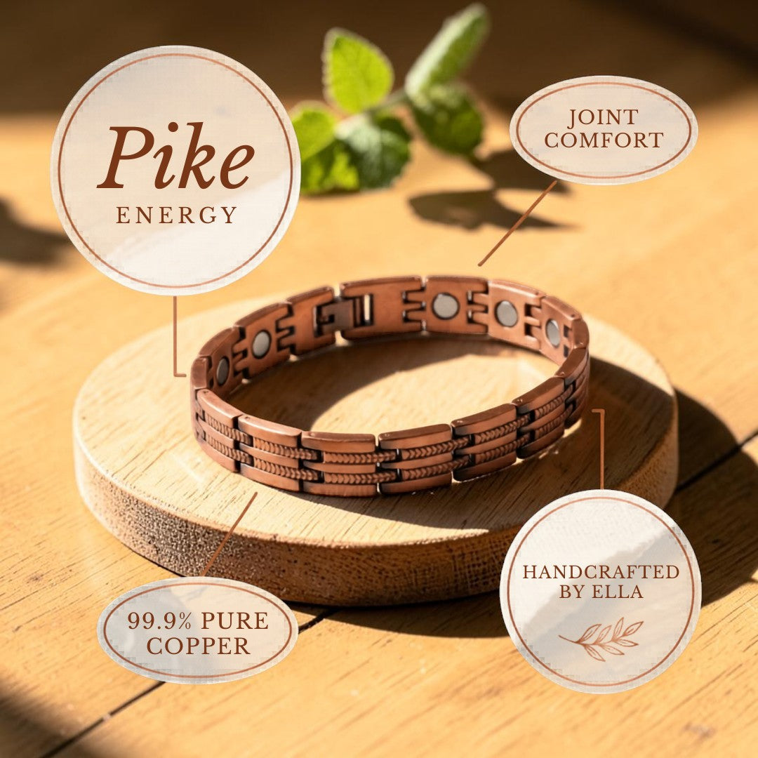 Ella's Pike Men's Copper Bracelet