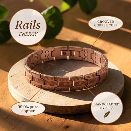 Ella's Rails Men's Copper Bracelet