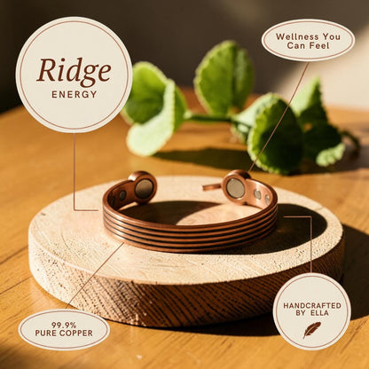 Ella's Ridge Copper Bracelet