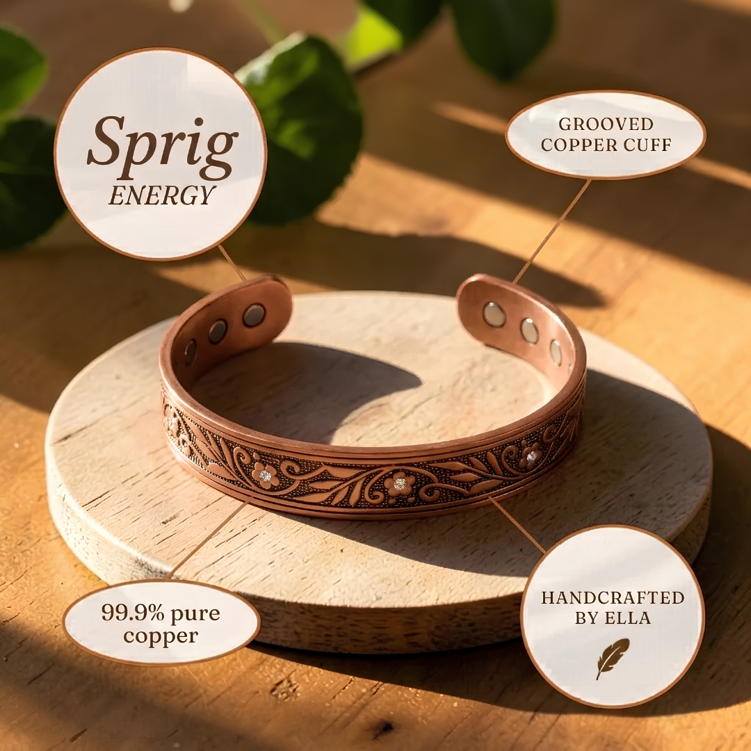 Ella's Sprig Copper Bracelet