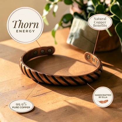 Ella's Thorn Copper Bracelet