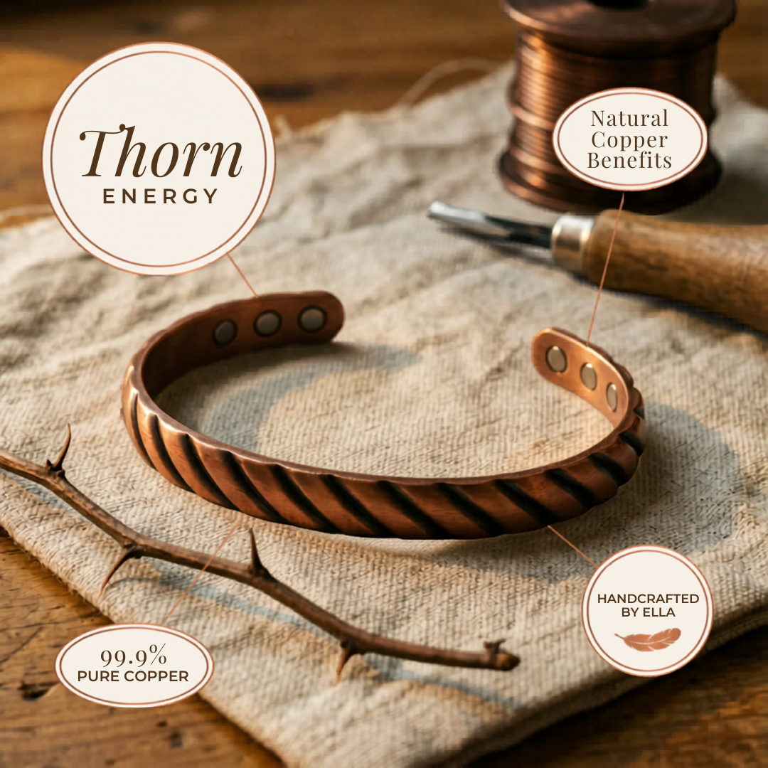 Ella's Thorn Copper Bracelet