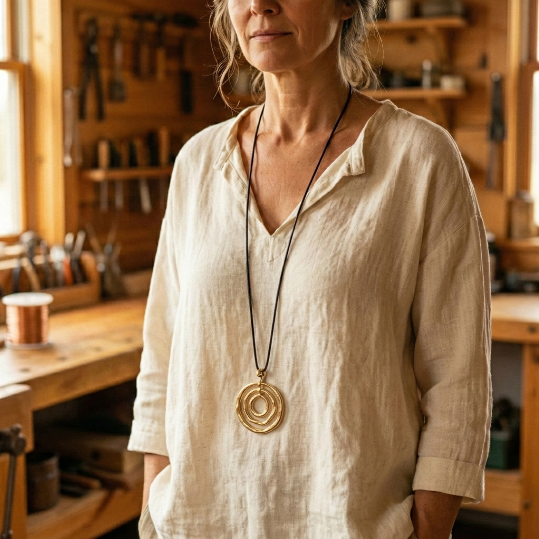 Ella's Toller Copper Necklace