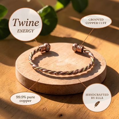 Ella's Twine Copper Bracelet