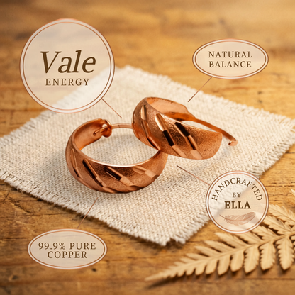 Ella's Vale Copper Earrings