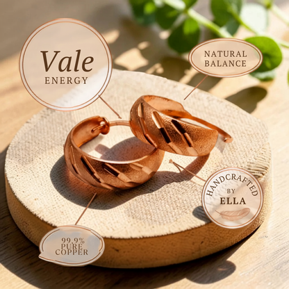 Ella's Vale Copper Earrings